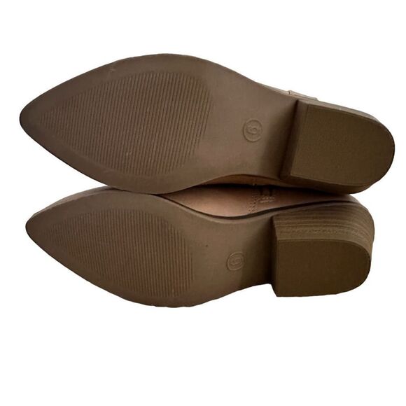 Universal Thread ~Light Brown Sommer Boot ~ Pull on with zipper ~ size 6 ~ NWT - Picture 4 of 11